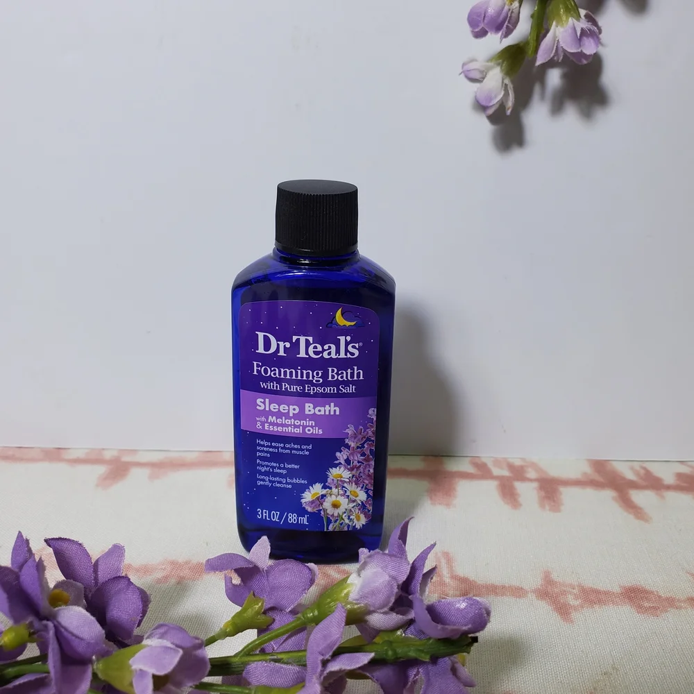 Dr Teals Sleep Soak Lavender Melatonin Skincare Lotion Yardley Bath Bar 4pc Set